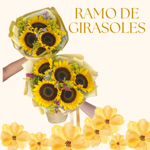 5 girasoles