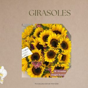 10 girasoles